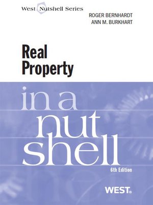 cover image of Bernhardt and Burkhart's Real Property in a Nutshell, 6th
